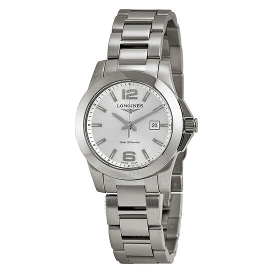 Longines, Conquest Stainless Steel Ladies Watch L32774766