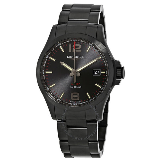 Longines, Conquest V.H.P. Black Dial Men's Watch