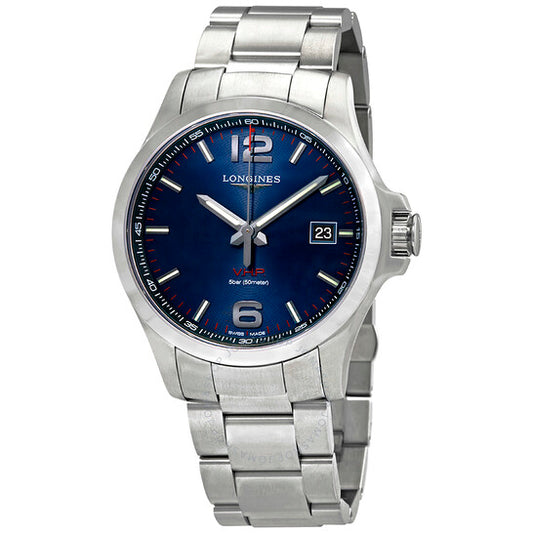 Longines, Conquest V.H.P. Quartz Blue Dial Men's Watch