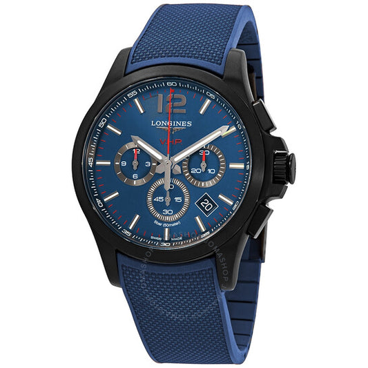 Longines, Conquest V.H.P. Chronograph Quartz Blue Dial Men's Watch L37272969