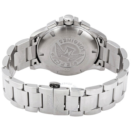 Longines, Conquest V.H.P. Perpetual Chronograph Quartz Black Dial Men's Watch
