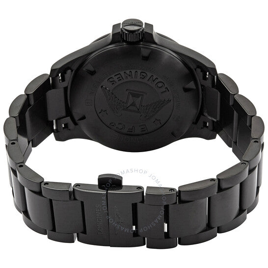 Longines, Conquest V.H.P. Perpetual Quartz Black Dial Men's Watch