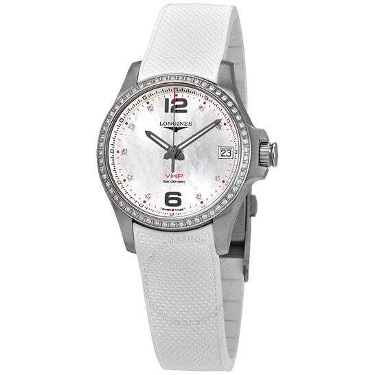 Longines, Conquest V.H.P. Quartz Diamond Ladies Watch
