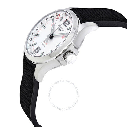 ساعة لونجين كونكويست VHP كوارتز للرجال بمينا فضي