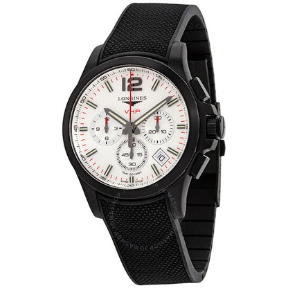 Longines, Conquest V.H.P. Chronograph Quartz Silver Dial Men's Watch