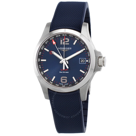 Longines, Conquest V.H.P. GMT Quartz Blue Dial Men's Watch