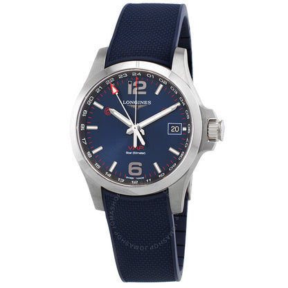Longines, Conquest V.H.P. GMT Quartz Blue Dial Men's Watch