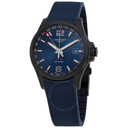 Longines, Conquest V.H.P. GMT Quartz Blue Dial Men's Watch
