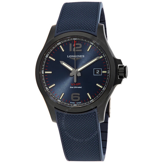 Longines, Conquest V.H.P. Perpetual Quartz Blue Dial Men's Watch