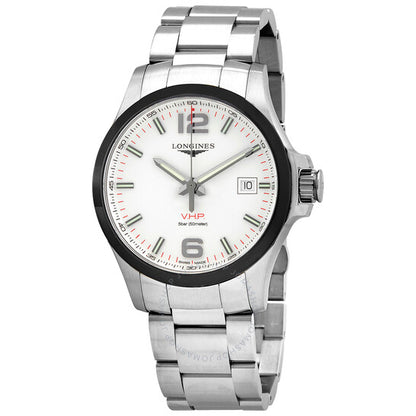 Longines, Conquest V.H.P. Perpetual Quartz Silver Dial Men's Watch