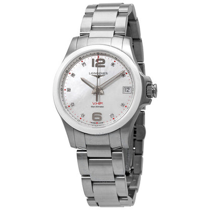 Longines, Conquest V.H.P. Quartz Diamond Ladies Watch