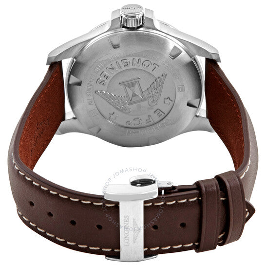 ساعة لونجين كونكويست VHP كوارتز للرجال بمينا فضي