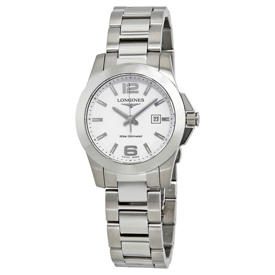 Longines, Conquest White Dial Ladies Watch