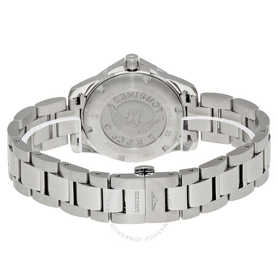 Longines, Conquest White Dial Stainless Steel Ladies Watch
