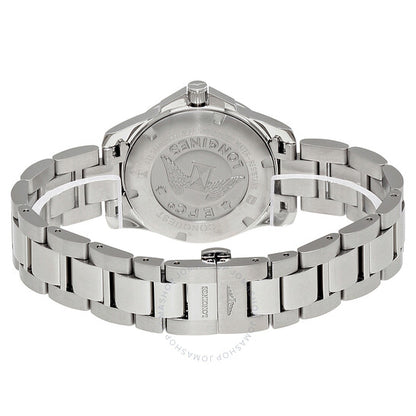 Longines, Conquest White Dial Stainless Steel Ladies Watch