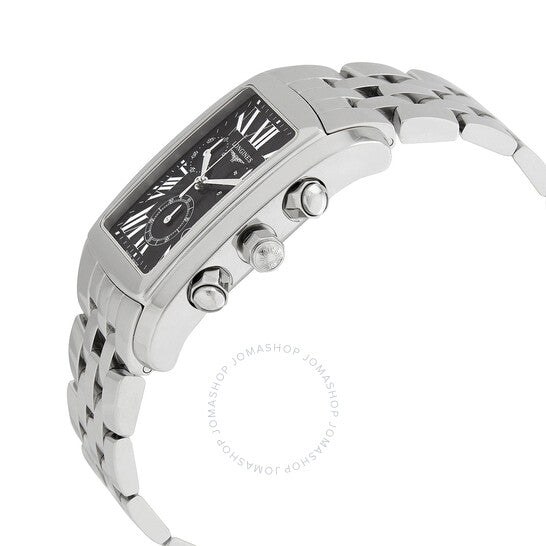 ساعة لونجين دولتشي فيتا كوارتز نسائية بمينا سوداء