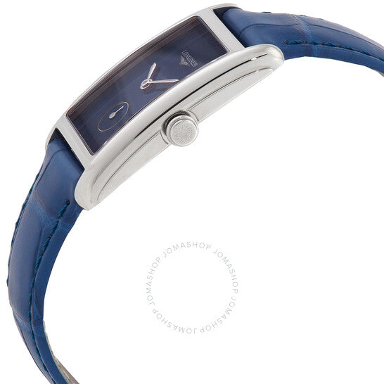 ساعة لونجين دولتشي فيتا كوارتز بمينا زرقاء للنساء