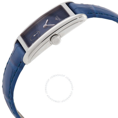 ساعة لونجين دولتشي فيتا كوارتز بمينا زرقاء للنساء