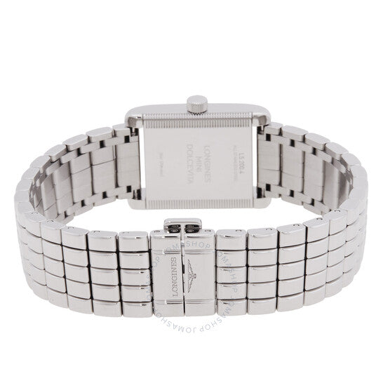 ساعة لونجين دولتشي فيتا كوارتز للنساء بمينا فضي