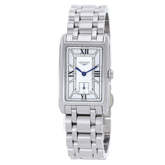 ساعة لونجين دولتشي فيتا كوارتز للنساء بمينا فضي