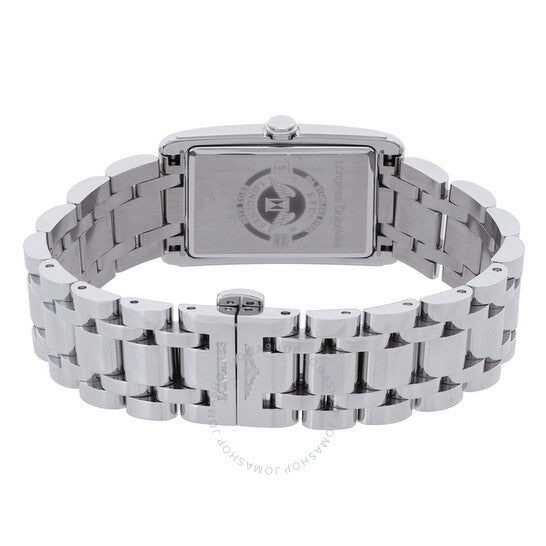 ساعة لونجين دولتشي فيتا كوارتز للنساء بمينا فضي