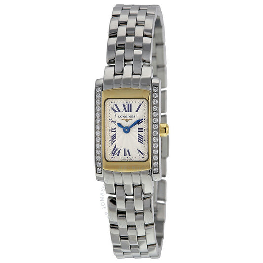 Longines, Dolce Vita Silver Dial Diamond Stainless Steel Ladies Watch L51585786