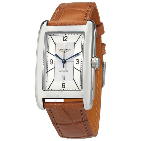 لونجين، ساعة دولتشي فيتا أوتوماتيكية للرجال بمينا فضي