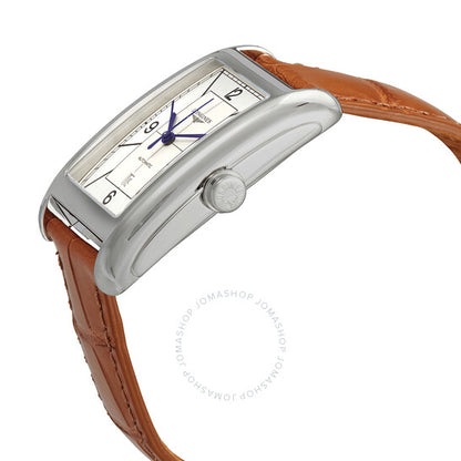 لونجين، ساعة دولتشي فيتا أوتوماتيكية للرجال بمينا فضي