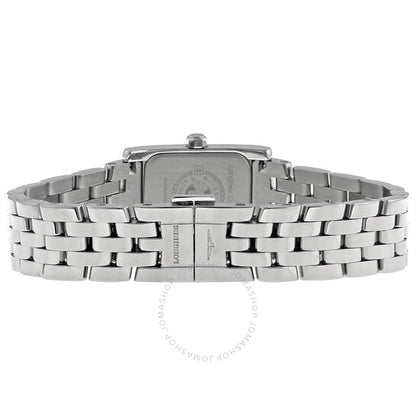 Longines, DolceVita Black Dial Stainless Steel Ladies Watch