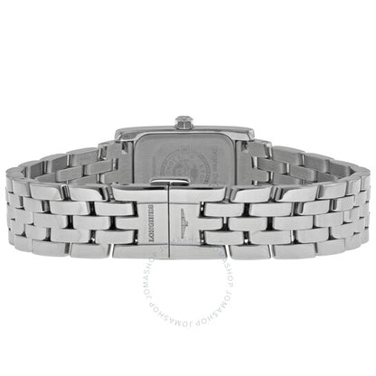 Longines, DolceVita Black Dial Stainless Steel Ladies Watch