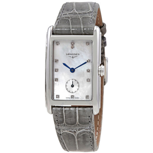 Longines, DolceVita Quartz Diamond Mother of Pearl Dial Ladies Watch