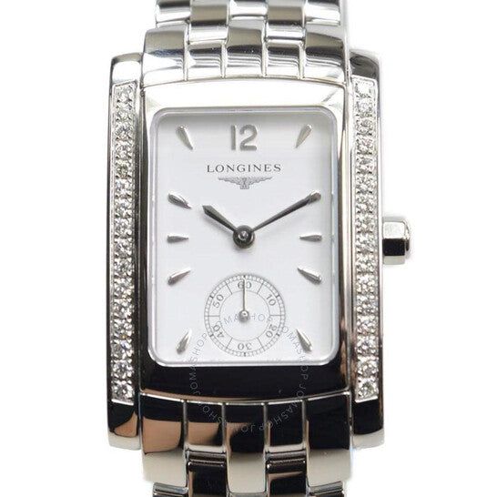 Longines, DolceVita Quartz Diamond White Dial Ladies Watch