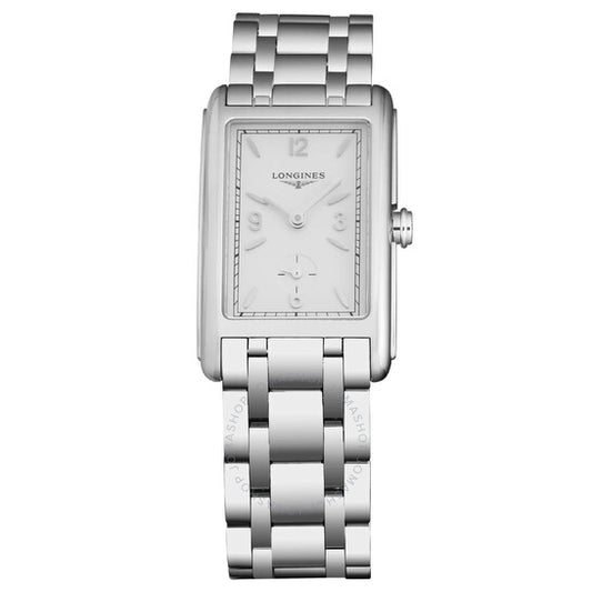 Longines, DolceVita Quartz Matt White Dial Ladies Watch