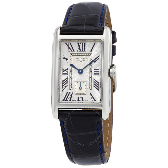 ساعة لونجين دولتشي فيتا كوارتز بمينا فضية للنساء L55124717