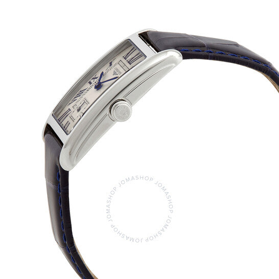 ساعة لونجين دولتشي فيتا كوارتز بمينا فضية للنساء L55124717