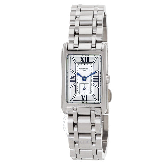 ساعة لونجين دولتشي فيتا كوارتز للسيدات بمينا أبيض