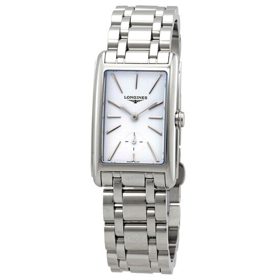 ساعة لونجين دولتشي فيتا كوارتز للسيدات بمينا أبيض