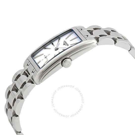 ساعة لونجين دولتشي فيتا كوارتز للسيدات بمينا أبيض