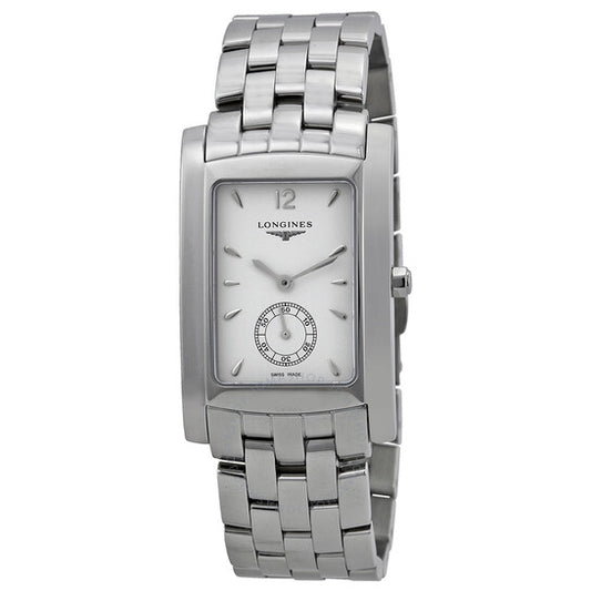Longines, DolceVita White Dial Stainless Steel Ladies Watch