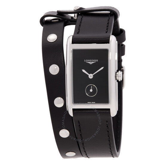 لونجين، ساعة دولتشيفيتا X YVY كوارتز بمينا سوداء