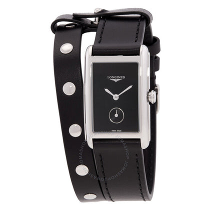 لونجين، ساعة دولتشيفيتا X YVY كوارتز بمينا سوداء