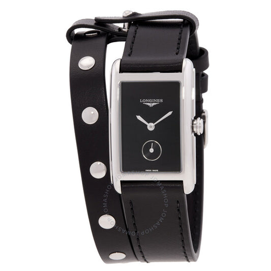 لونجين، ساعة دولتشيفيتا X YVY كوارتز بمينا سوداء