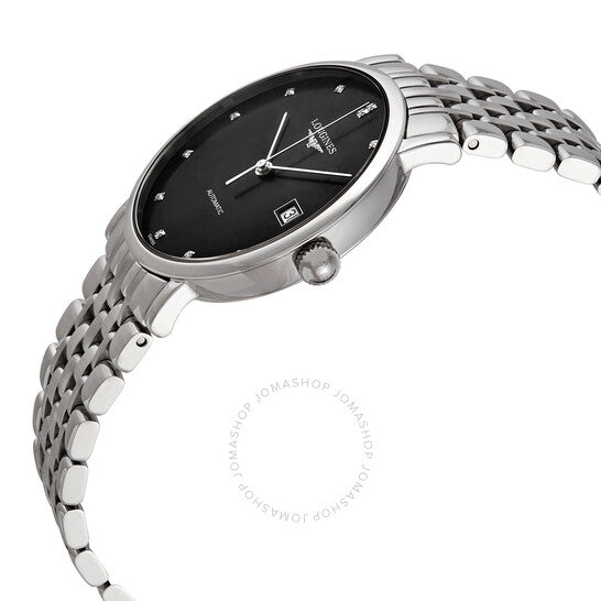 Longines, Elegant Automatic Black Dial Men's Watch