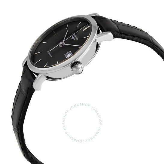 Longines, Elegant Automatic Black Sunray Dial Ladies Watch