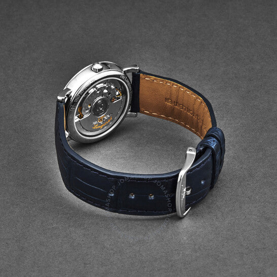 لونجين، ساعة نسائية أنيقة أوتوماتيكية بمينا أزرق