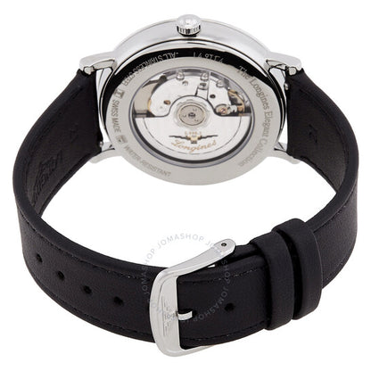 Longines, Elegant Automatic Diamond Black Dial Men's Watch