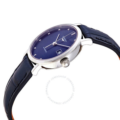 Longines, Elegant Automatic Diamond Blue Dial Ladies Watch