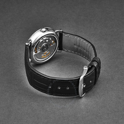 لونجين، ساعة أنيقة أوتوماتيكية للسيدات بمينا أبيض من الماس