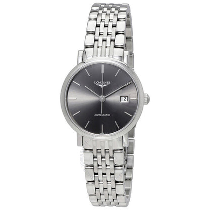 Longines, Elegant Automatic Grey Dial Ladies Watch