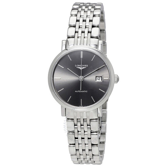 Longines, Elegant Automatic Grey Dial Ladies Watch